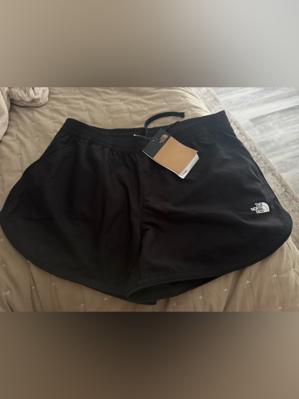 The North Face Black Running Shorts with Logo